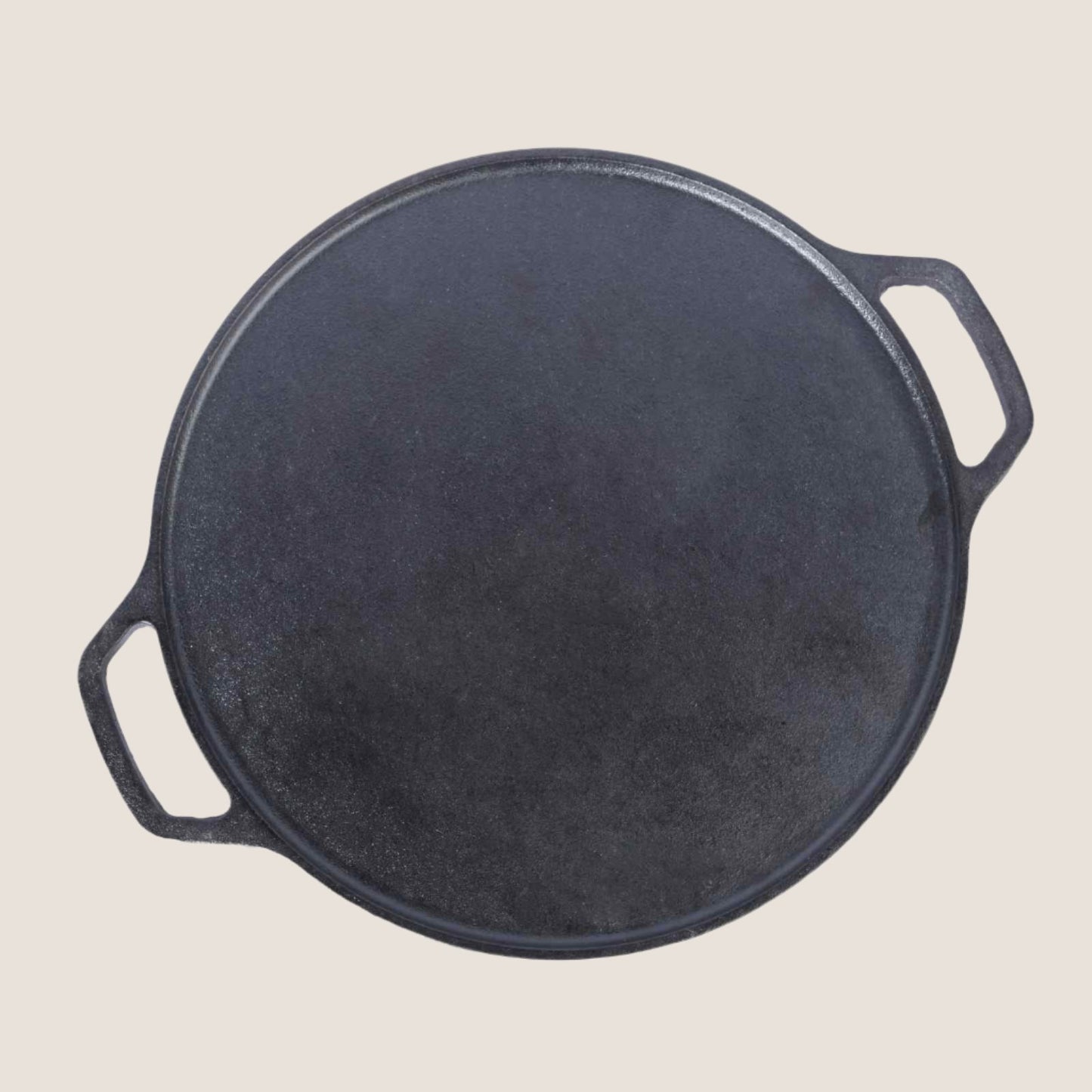 Cast Iron Preseased Double Handle Dosa Tawa - 30 cms